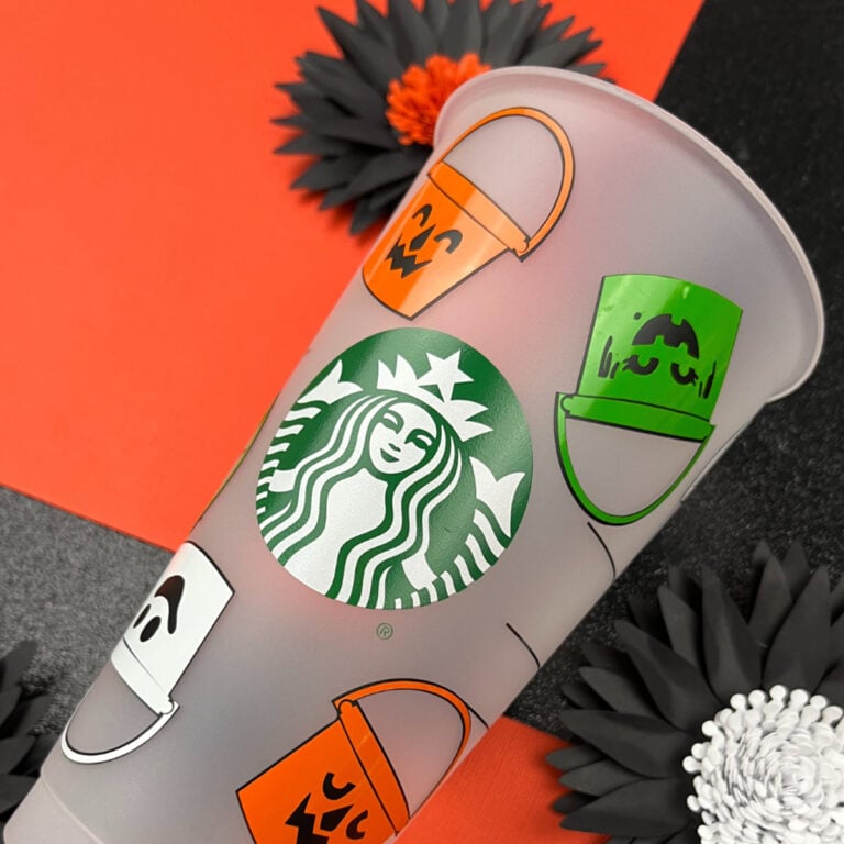 How to Wrap a Starbucks Cold Cup Wrap [with FREE Template]