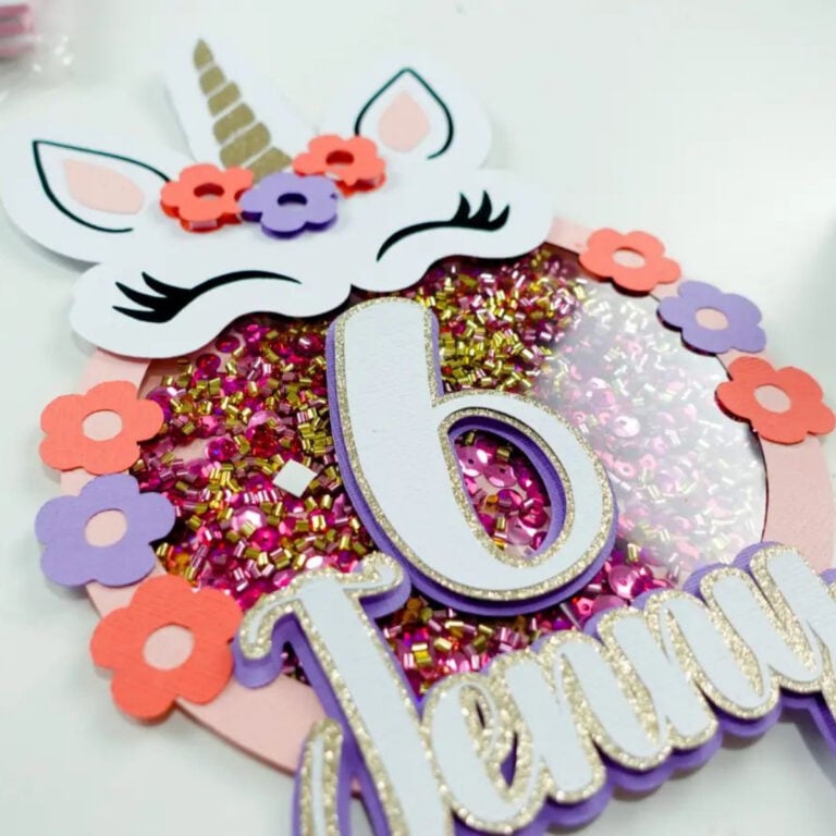 Easy Steps to Make a Cake Topper with Your Cricut
