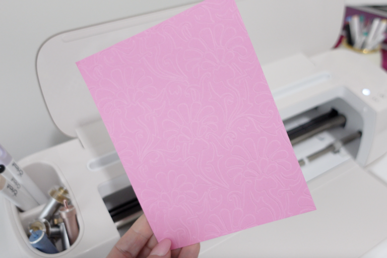 How to Emboss with Cricut | Hack with Scoring Stylus - Dinosaur Mama