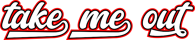 Take me out baseball script SVG inspired by the song Take Me Out to the Ball Game for Cricut sports shirts and fan apparel.