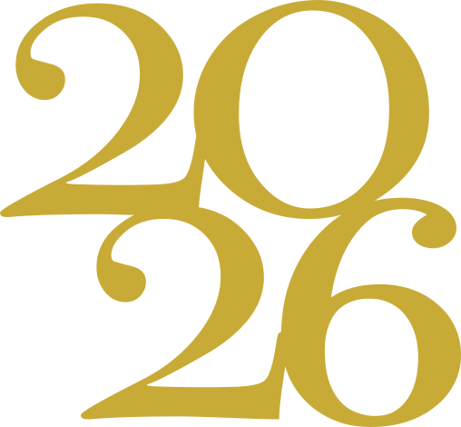 Bold block style 2026 graduation numbers SVG design in black for Cricut and Silhouette.