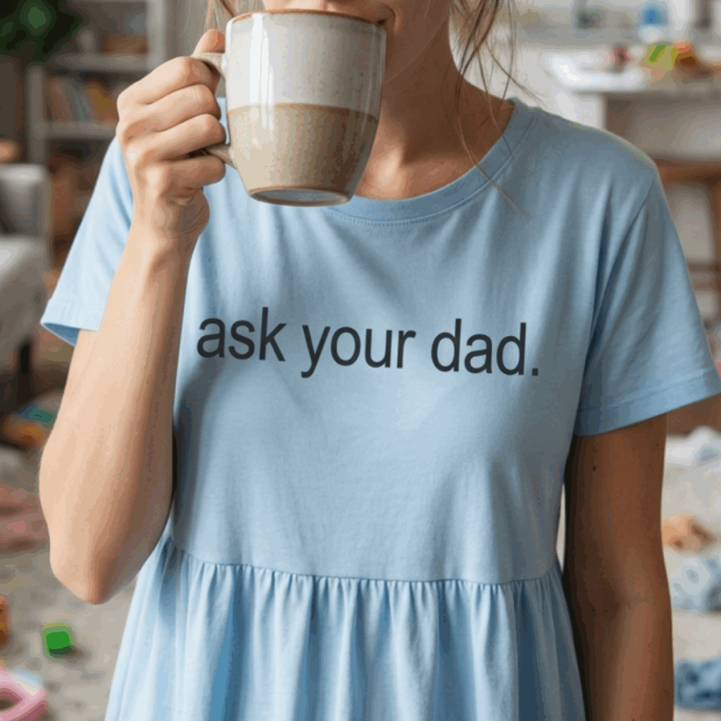 ask your dad svg on shirt funny mom svg free design using cricut machine